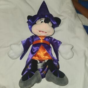 2019 Disney Parks Holiday Halloween 13" Minnie Mouse Witch Plush